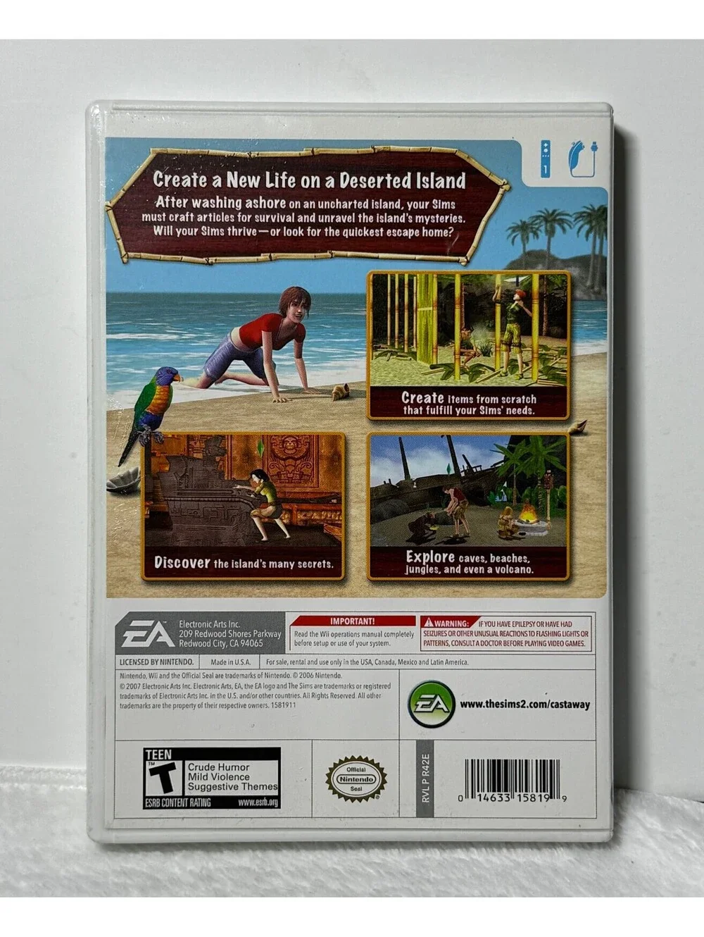 The Sims 2 Castaway Nintendo Wii